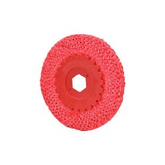 Trueliving_XP Red Sisal Buff Pad Product	Diameter in MM 4″(100MM)	100